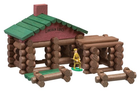 building with lincoln logs